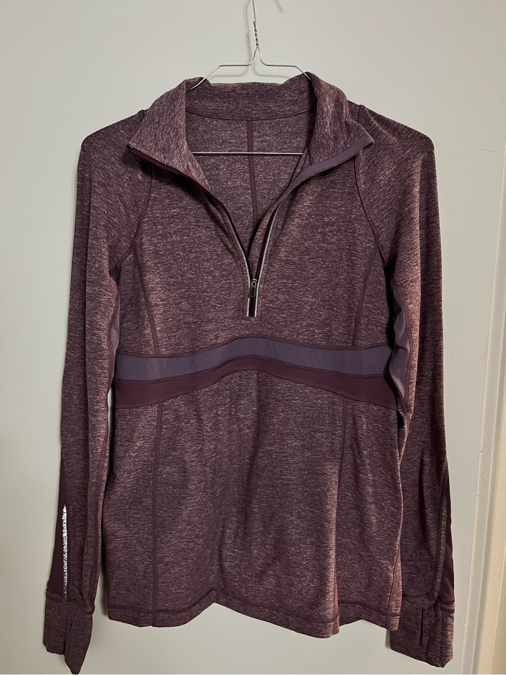 lululemon athletica Heathered Plum Quarter-Zip Pullover